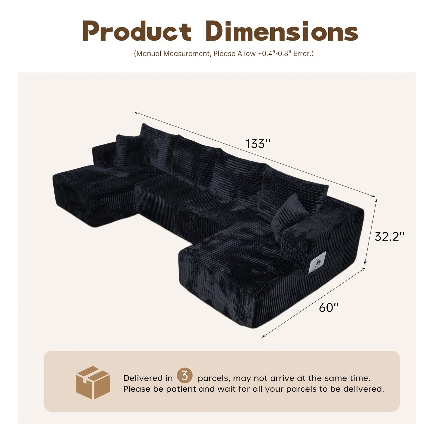 Cloud Shaped Frameless Beanbag Sofa For Living Room Lounge