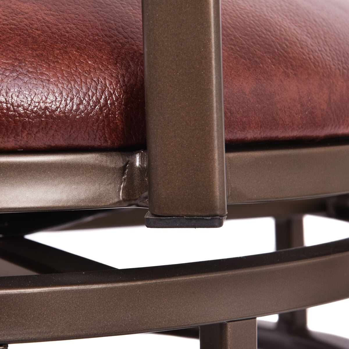 Costway Vintage Swivel Bar Stools Set With Padding