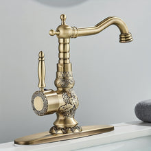 YAGATAP Antique Brass Centerset Vessel Faucet Deck Plate