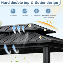 OYEROL All Weather Grill Gazebo with Galvanized Steel Frame