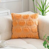 Halloween Pumpkin Printed Polyester Decorative Pillowcase For Festive Home Decor