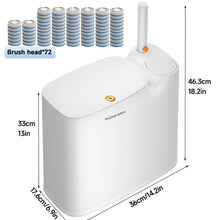 JOYBOS 2-In-1 Trash Can With Toilet Brush And Brush Head