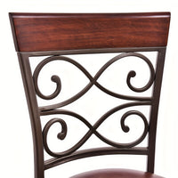 Costway Vintage Swivel Bar Stools Set With Padding