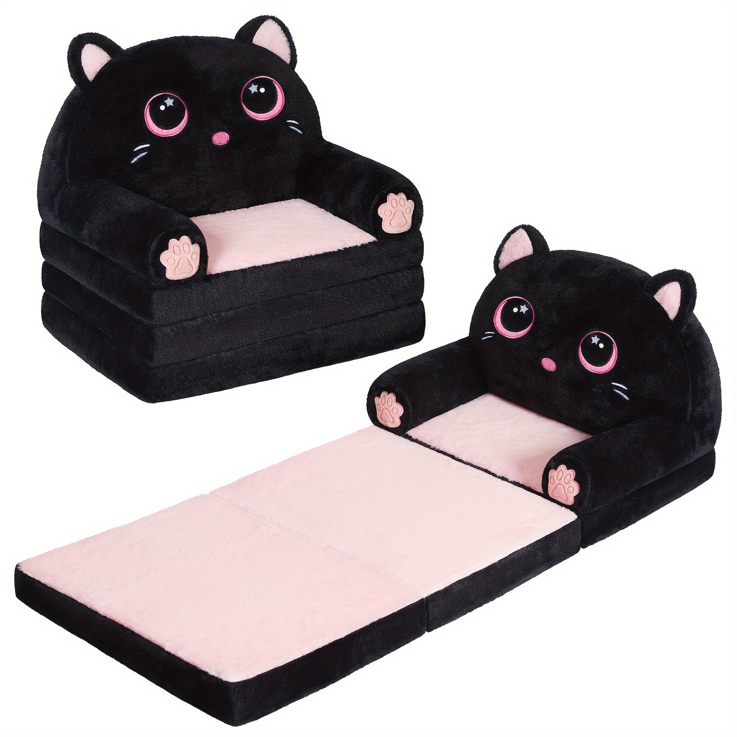 Versatile Foldable Teen Sofa With Memory Foam And Pillow