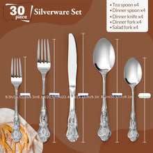 Luxury Palace Flatware Set Stainless Steel Cutlery for Home Use