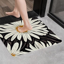 Daisy Pattern Shower Mat Anti Slip PVC Bath Rug Indoor