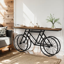 TribeSigns Contemporary Console Table With Engineered Wood And Metal