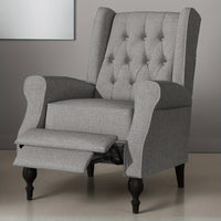 PAPAJET Wingback Recliner Chair For Adults With Push Back