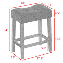 MIKIBAMA 4-Piece Industrial Style Bar Table and Chair Set