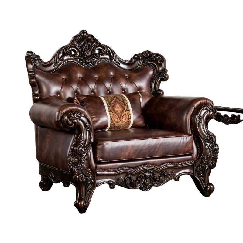 Palenci Heirloom Luxury Accent Chair With Button Tufted Back