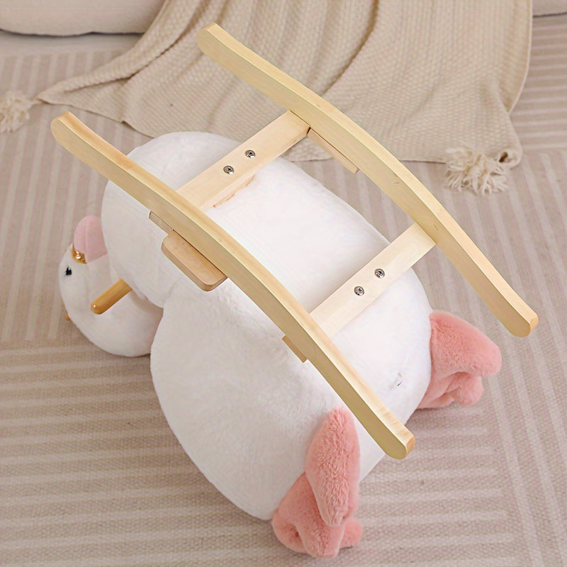 Swan Rocking Horse For Baby Use Home Outdoor Toy Gift