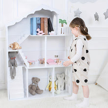 HILIROOM 3 Tier Freestanding Kids Bookshelf Dollhouse Storage