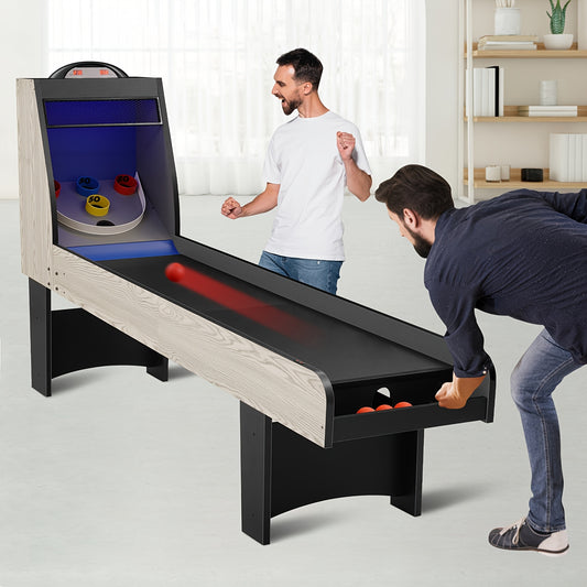 MOLACHI Arcade Table Roll And Score Skee Game With LED
