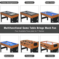 KULAMOON 7 In 1 Multi Game Table Set For Residence