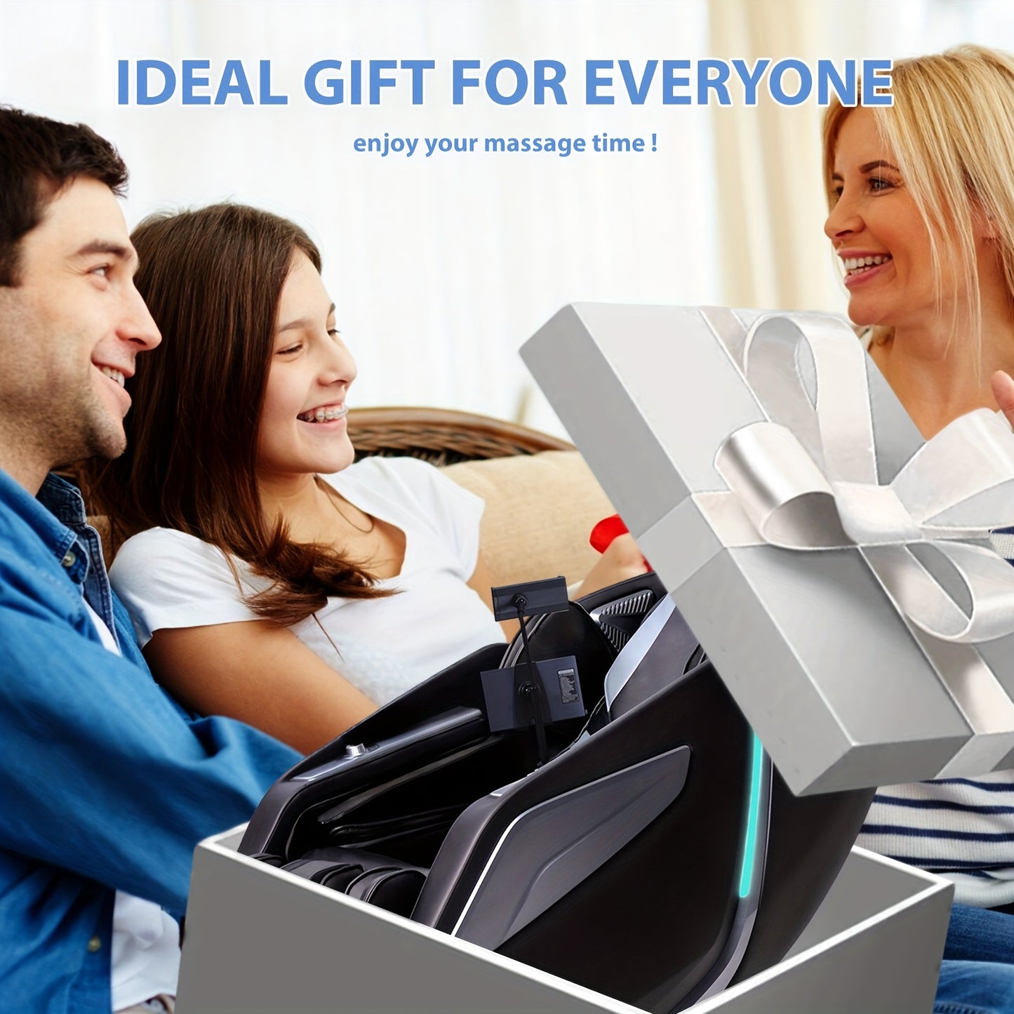Zero Gravity Massage Chair With 4D Acupressure And SL Track