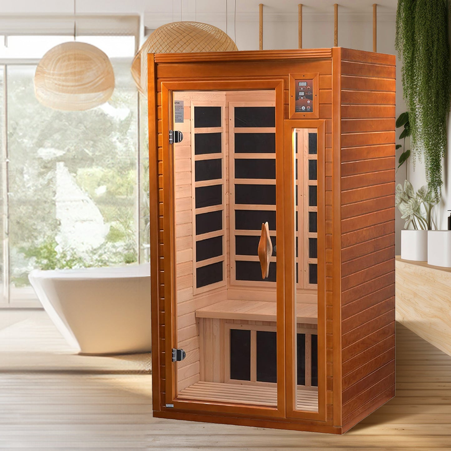 Dynamic Saunas Infrared Home Sauna With Integrated Speakers