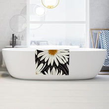 Daisy Pattern Shower Mat Anti Slip PVC Bath Rug Indoor
