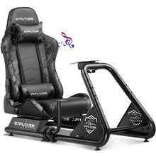 GTRACING Racing Simulator Cockpit with Seats and Alloy Steel Frame
