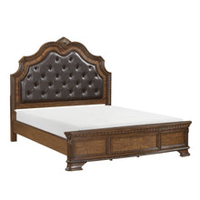 Elegant Upholstered Headboard With Intricate Carvings No Assembly Required