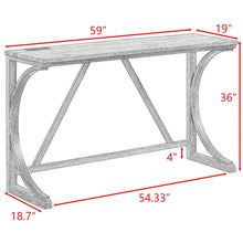 MIKIBAMA 4-Piece Industrial Style Bar Table and Chair Set