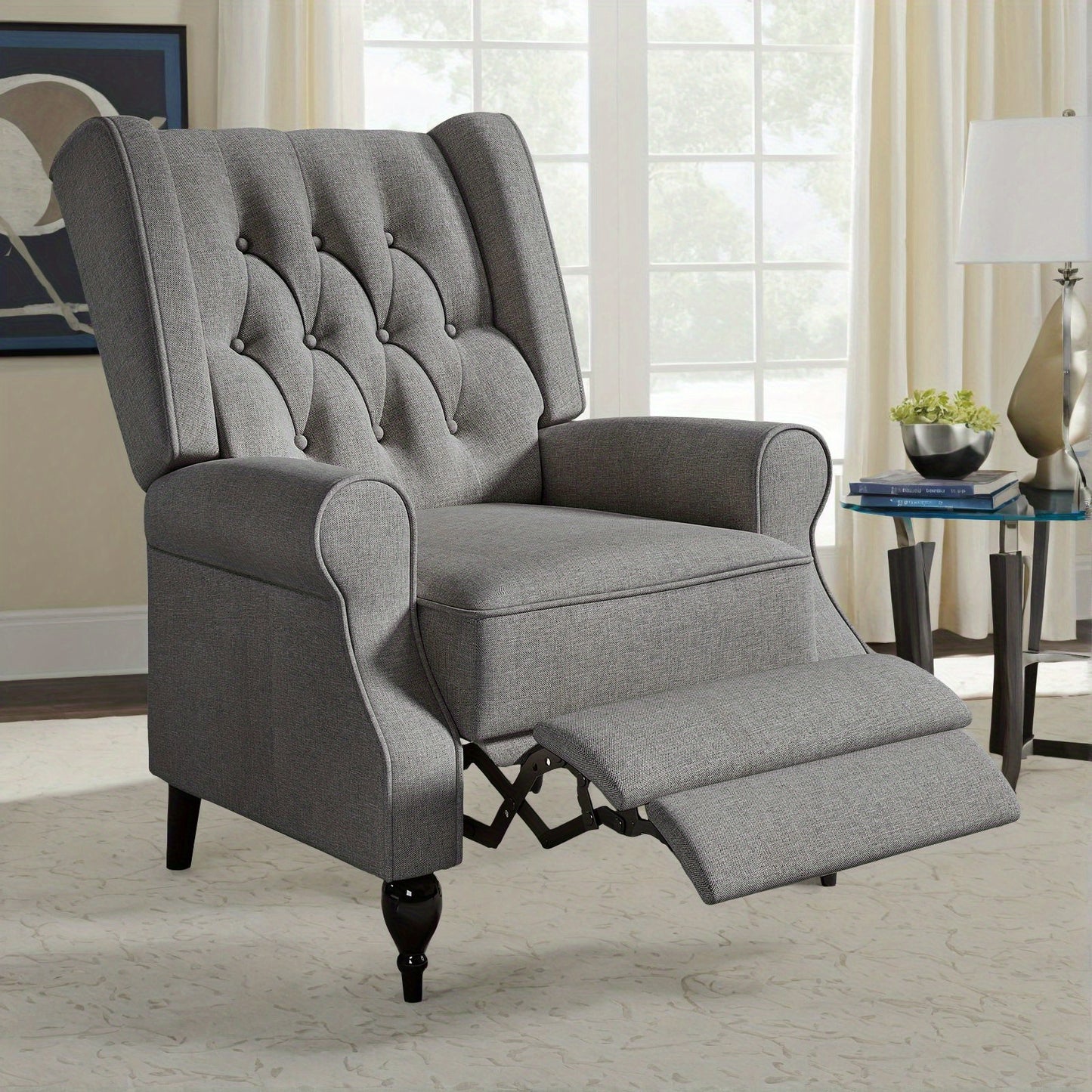 PAPAJET Wingback Recliner Chair For Adults With Push Back