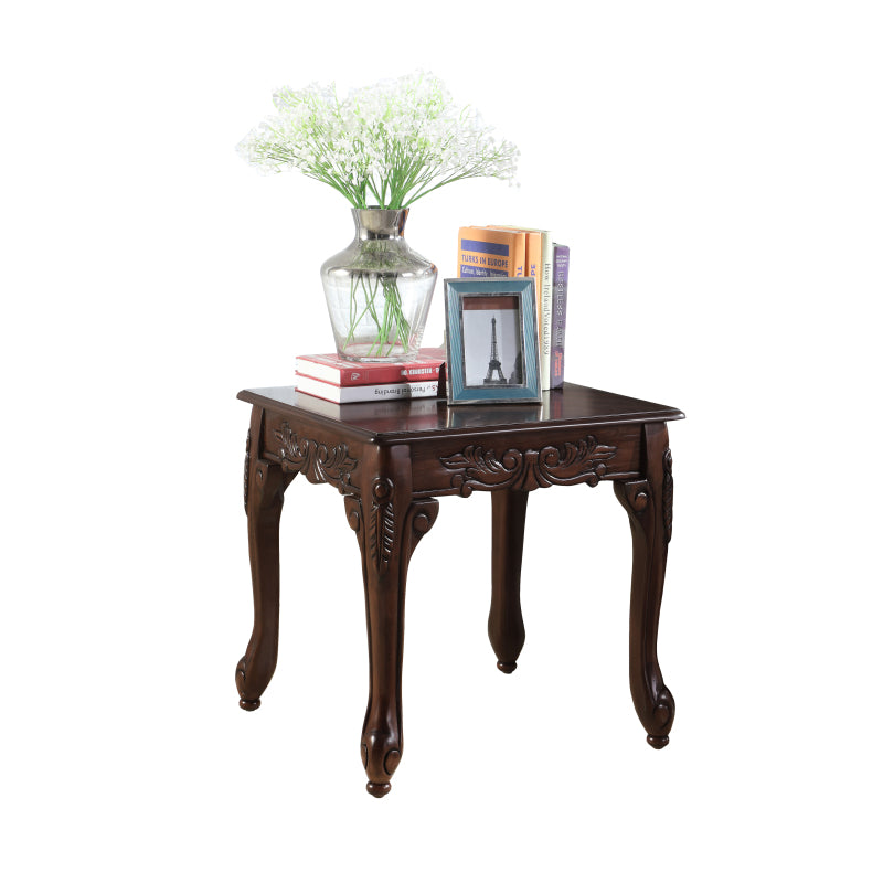 GINOST Wood Coffee And End Table Set With MDF Frame