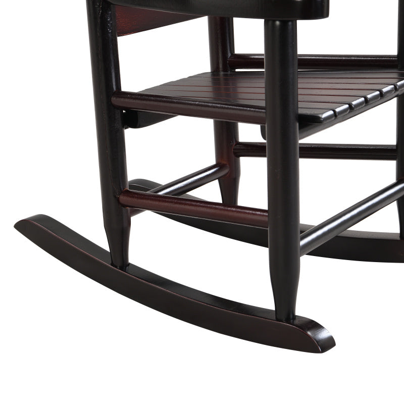 GINOST Rocking Oak Chair Indoor Outdoor Kids Durable