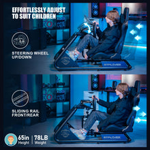 GTRACING Racing Simulator Cockpit with Seats and Alloy Steel Frame