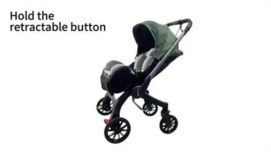 Cochildor Reversible Foldable Baby Stroller Sunshade Safety Belt