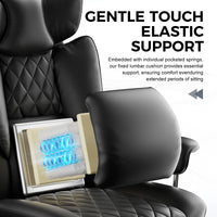 COMHOMA Pocket Spring Lumbar Ergonomic Office Chair