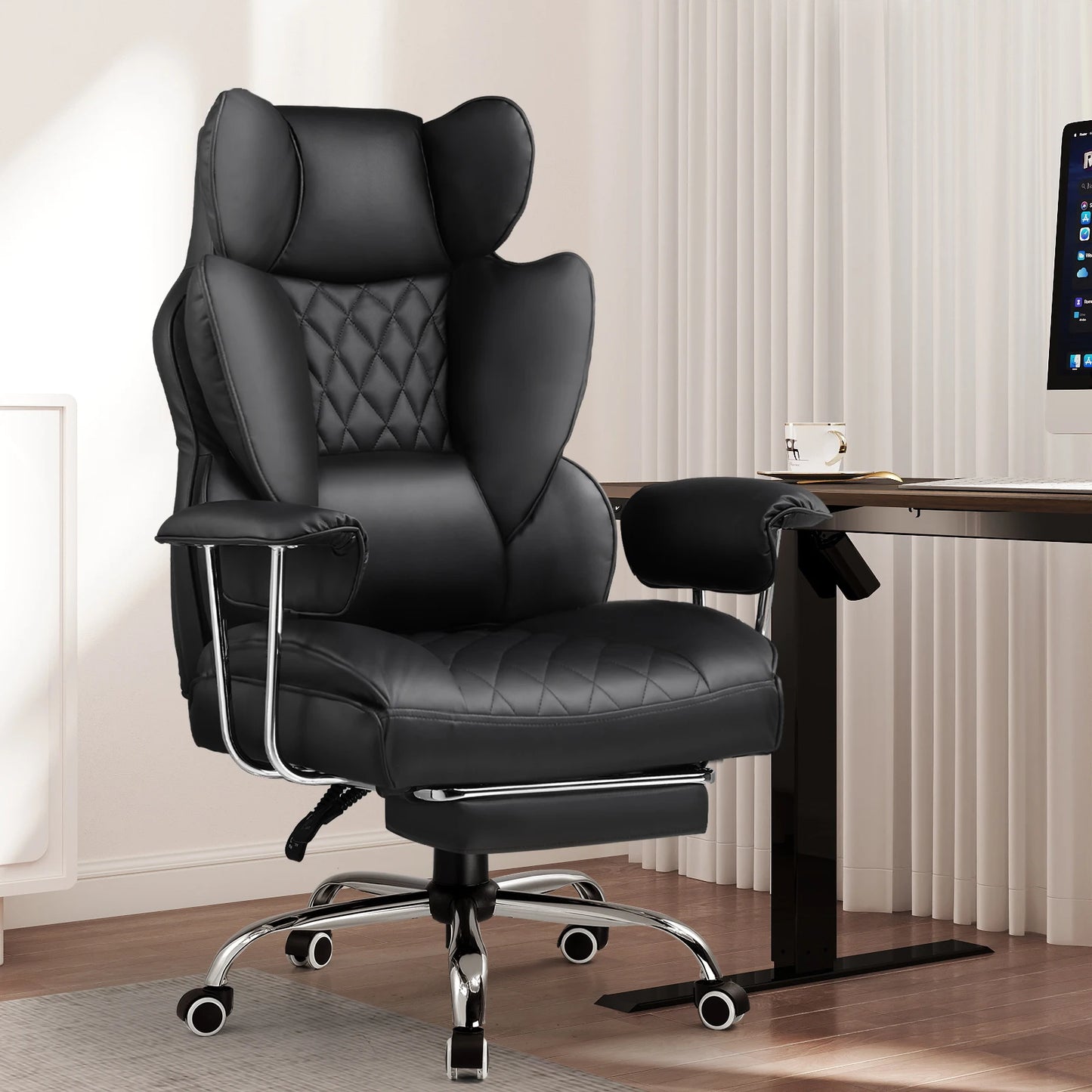 COMHOMA Pocket Spring Lumbar Ergonomic Office Chair