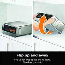 Ninja Air Fryer Toaster Oven Combo   8-in-1 Functionality   Flip Up & Away for Storage Space   Air Fry Basket, Sheet Pan