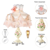 Princess Style Led Table Lamp For Romantic Bedroom Decor