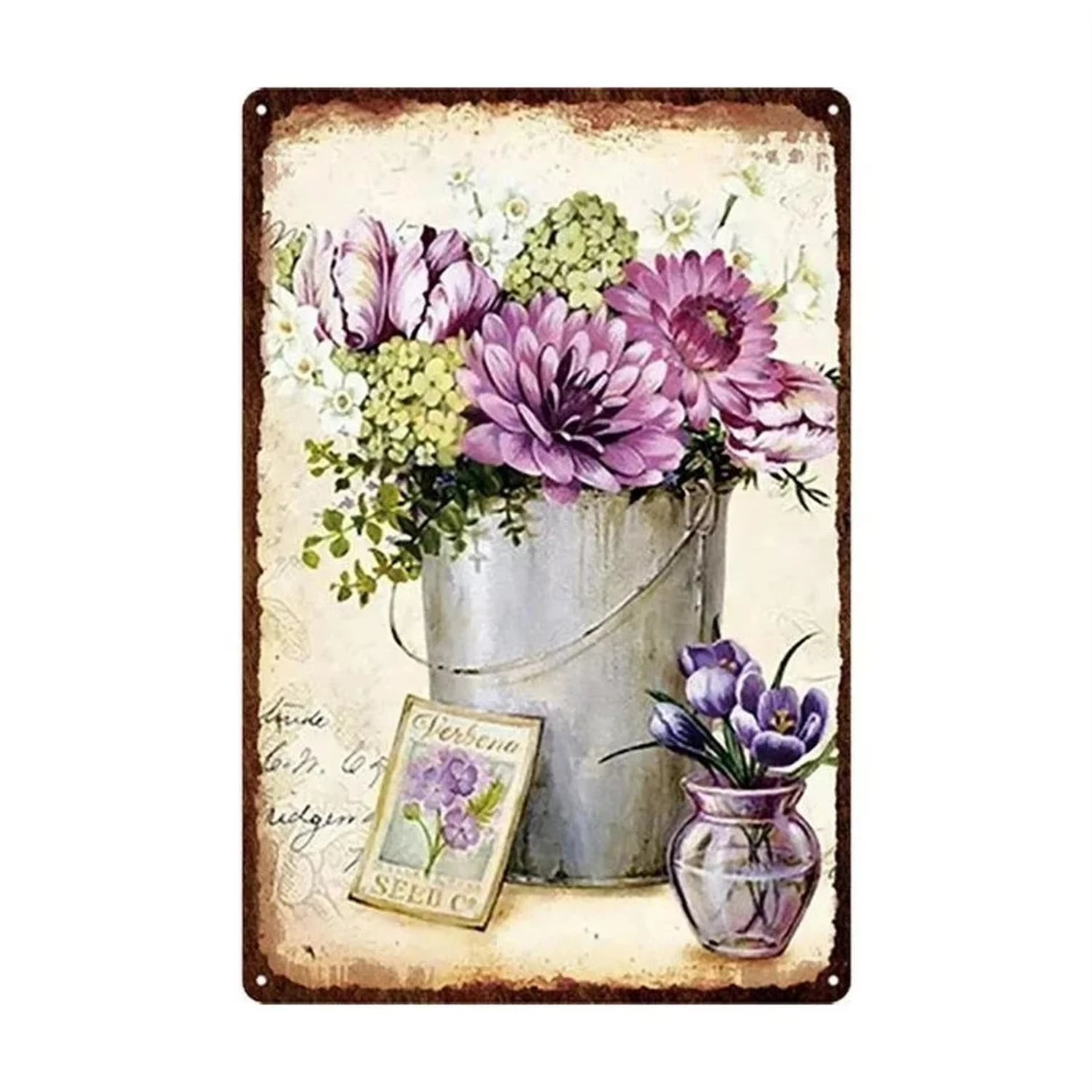  Flowers Metal for Home Garden