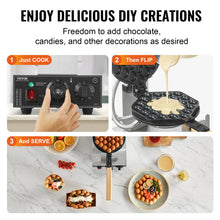 Vevor SucceBuy Commercial Egg Bubble Waffle Maker 1400W