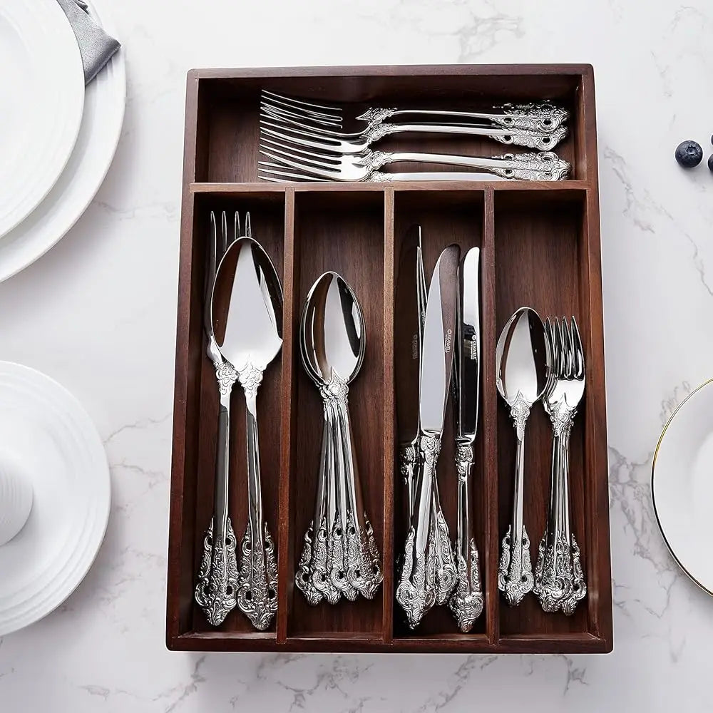 Bonjean 20 Piece Stainless Steel Flatware Set 4 Dishwasher Safe