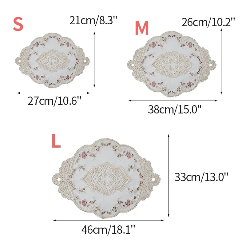 Vintage Lace Placemat Table for wedding