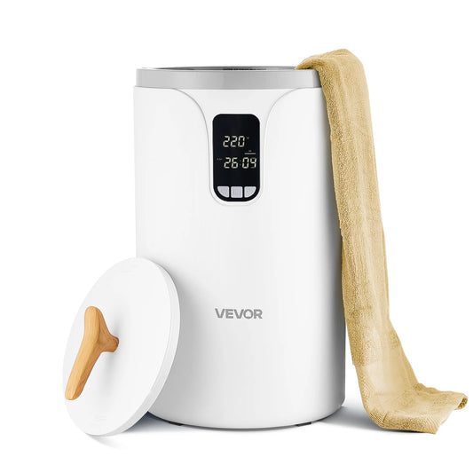 SucceBuy 20L Towel Warmer Bucket With LED Light Timer