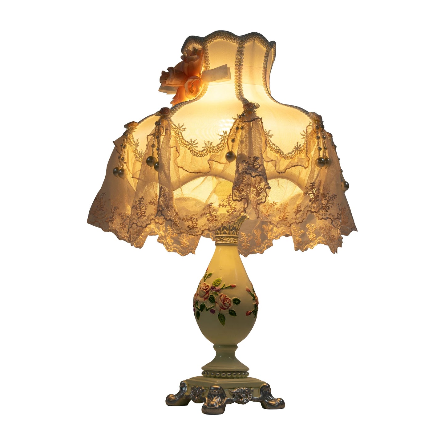 Princess Style Led Table Lamp For Romantic Bedroom Decor