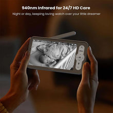 ieGeek Baby Monitor with 2K Camera and Audio - Video Monitor with 5
