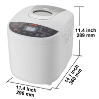 Homemade Bread Maker showing non-stick baking pan