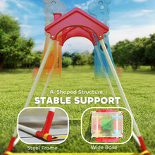 Face To Face Kids Swing Stable AFrame 2 Seat Indoor Outdoor Baby Toddler Swing with Safety Belts Giraffe Design for Ages