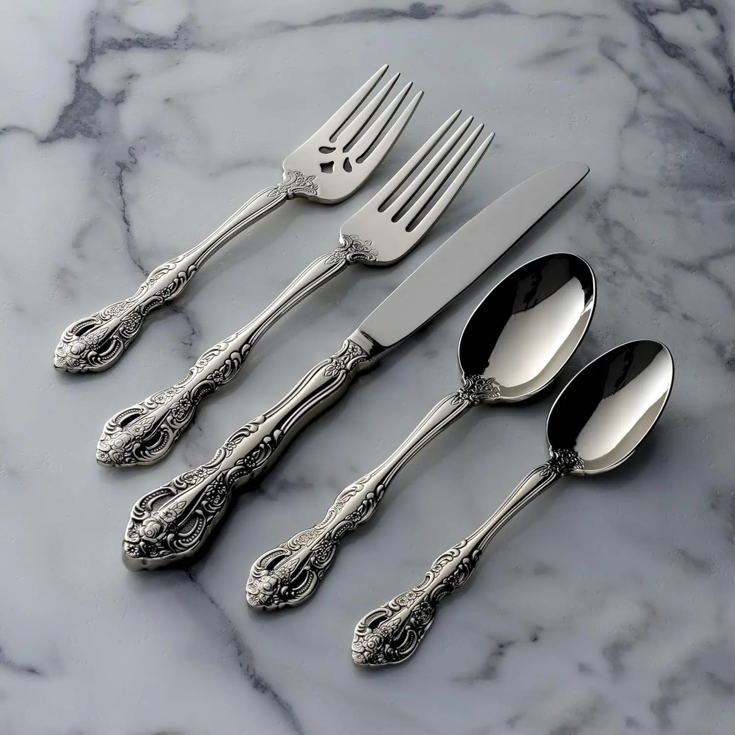 20 Piece Fine Flatware Set Service For 4 Heavyweight 18 10 Stainless