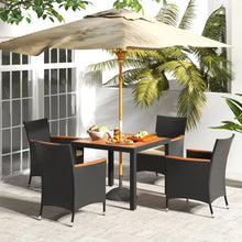 Compact balcony rattan garden furniture set ideal for small outdoor spaces.