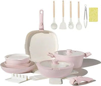 Iosn Nonstick Detachable Handle Cookware Set Induction Cooking