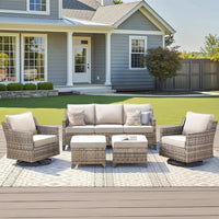 Modern outdoor patio furniture for backyard relaxation