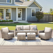 Modern outdoor patio furniture for backyard relaxation