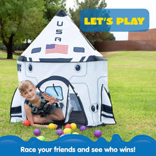 Joyfy Rocket Ship Play Tent For Kids Indoor Outdoor