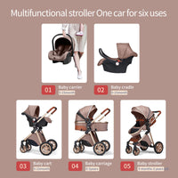 Luxury Baby Stroller High Landview 3 in 1 Baby Stroller Portable Baby Pushchair Baby Pram Baby Comfort for Newborn