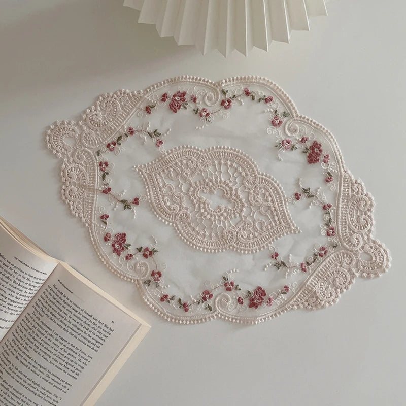 Vintage Lace Placemat Table for wedding